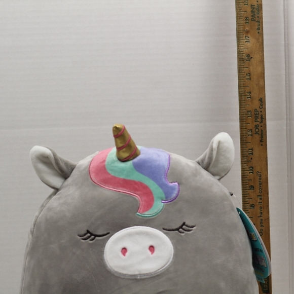 12" Monogrammed 'H' Teresa Unicorn Squishmallows - Picture 5 of 12